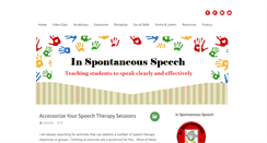 Desktop Screenshot of inspontaneousspeech.com